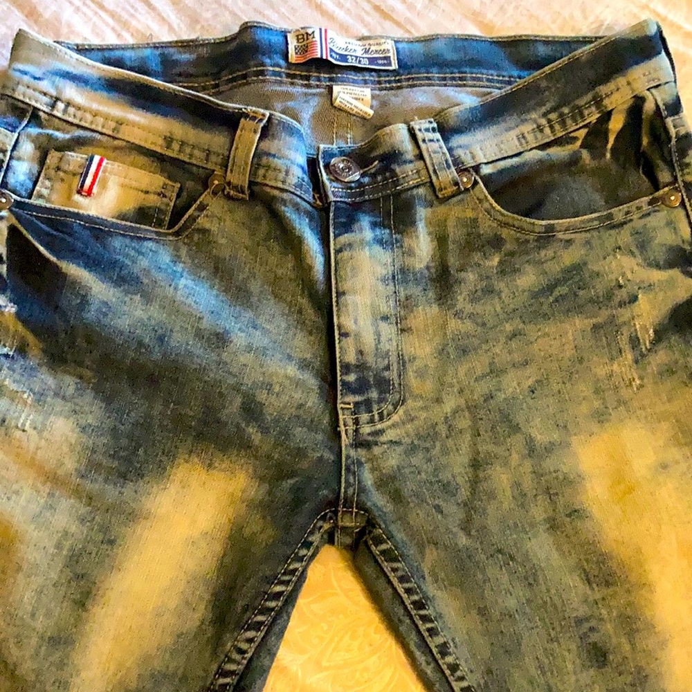 Bleecker Mercer jeans 32/30 blue skinny jeans